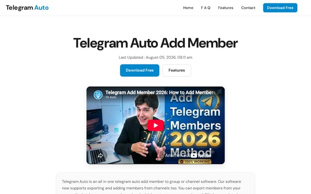 Screenshot of telegramauto.com