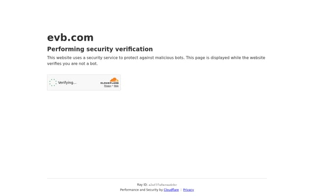 Screenshot of evb.com