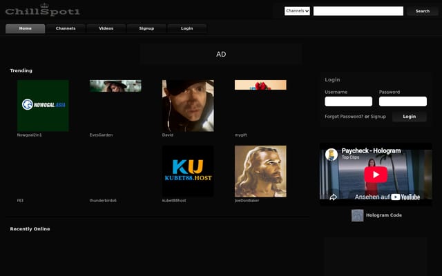 Screenshot of chillspot1.com