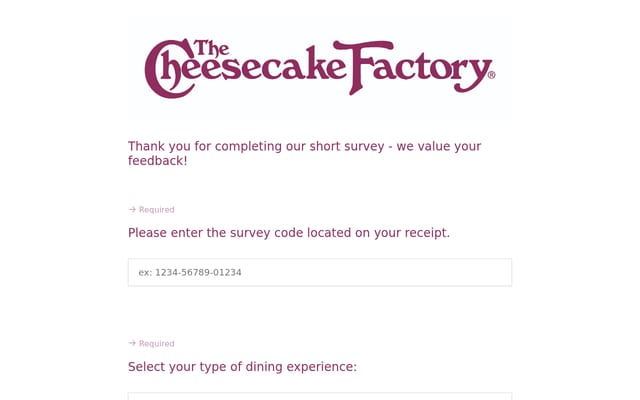 Screenshot of ccfsurvey.com
