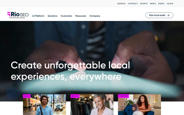 Screenshot of rioseo.com
