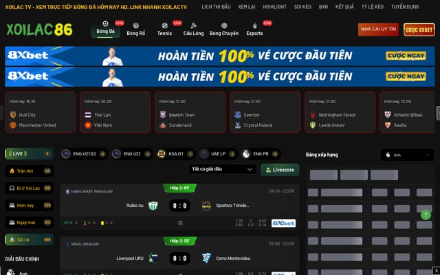 Screenshot of xoilac31.tv