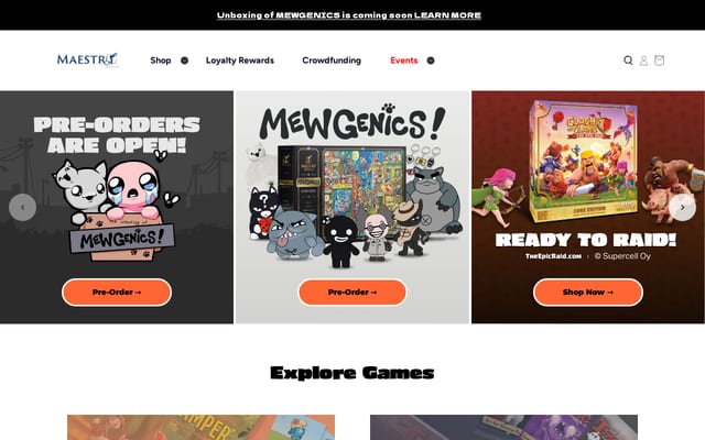 Screenshot of maestromedia.com