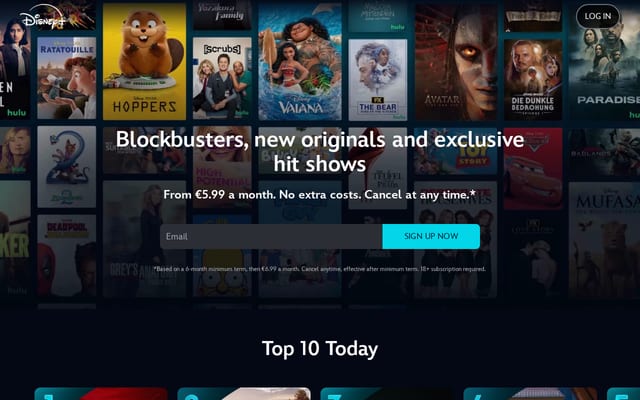 Screenshot of starplus.com