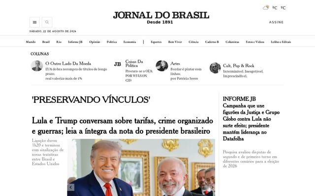 Screenshot of jb.com.br