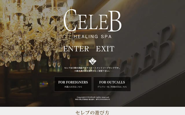 Screenshot of celeb2012.jp