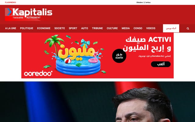 Screenshot of kapitalis.com