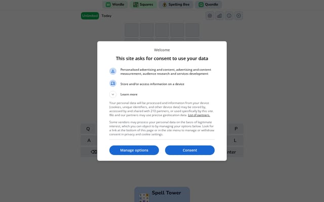 Screenshot of wordleplay.com