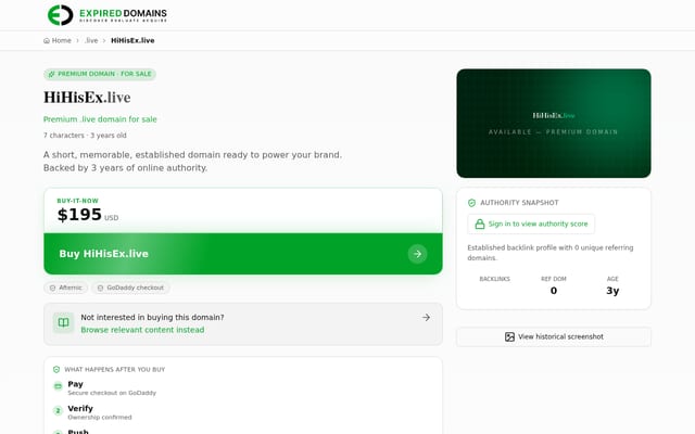 Screenshot of hihisex.live