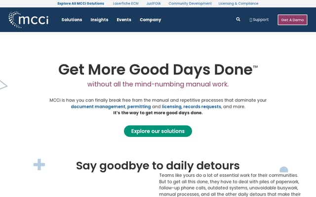 Screenshot of mccinnovations.com