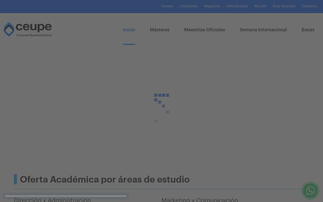 Screenshot of ceupe.com