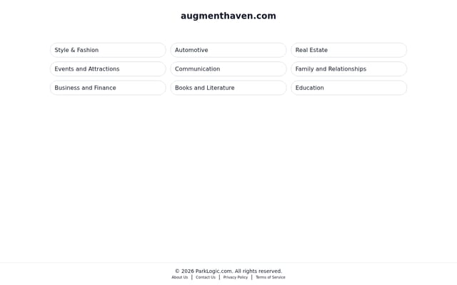 Screenshot of augmenthaven.com