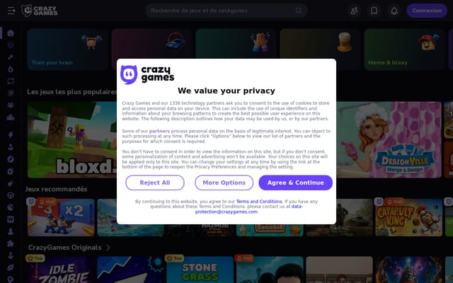 Screenshot of crazygames.fr
