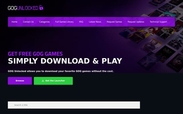 Screenshot of gogunlocked.com