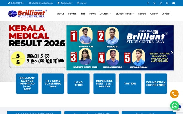 Screenshot of brilliantpala.org