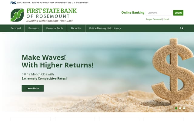Screenshot of fsbrosemount.com
