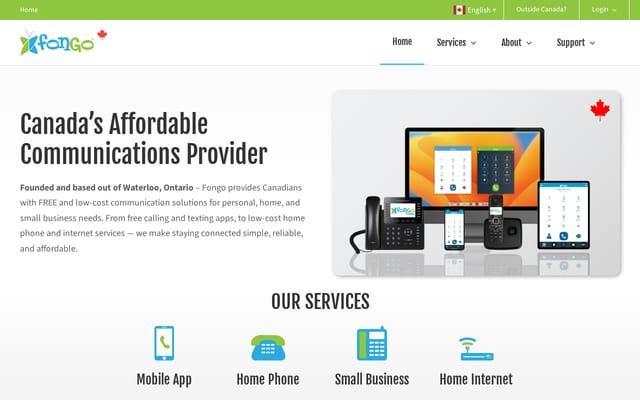 Screenshot of fongo.com