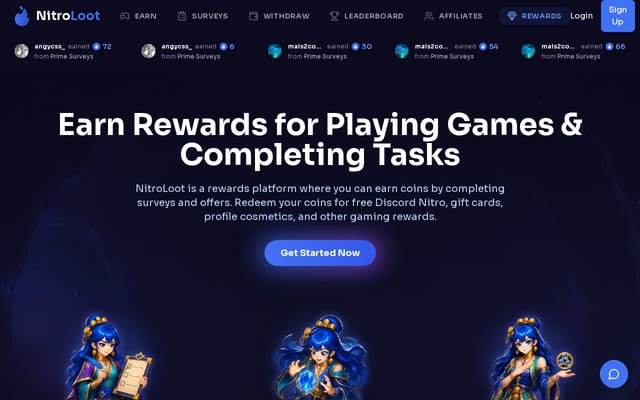 Screenshot of nitroloot.com