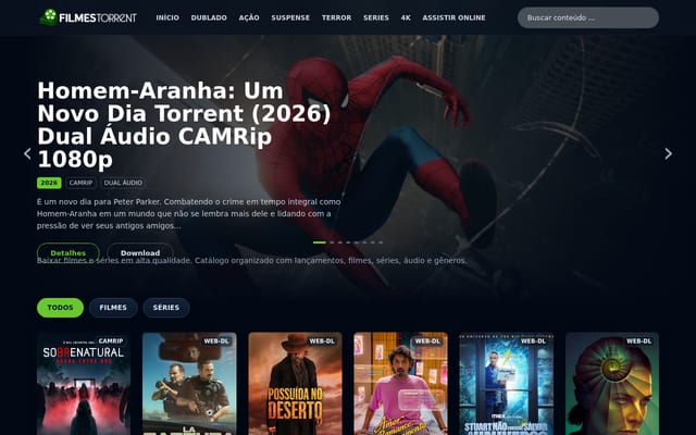 Screenshot of filmestorrent.tv