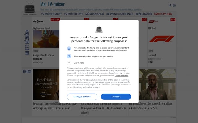 Screenshot of musor.tv