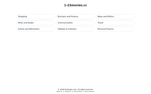 Screenshot of 1-23movies.cc