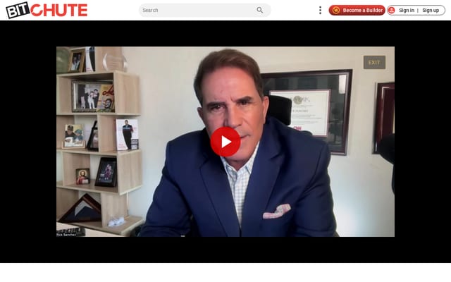 Screenshot of bitchute.com