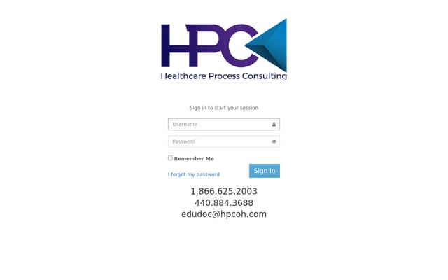 Screenshot of hpcohio.com