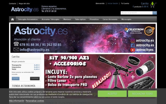Screenshot of astrocity.es