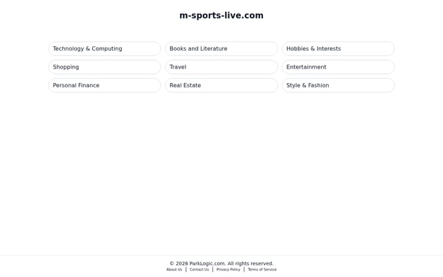 Screenshot of m-sports-live.com