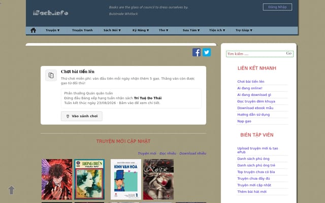 Screenshot of isach.info