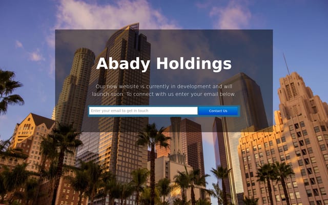 Screenshot of abadyholdings.com