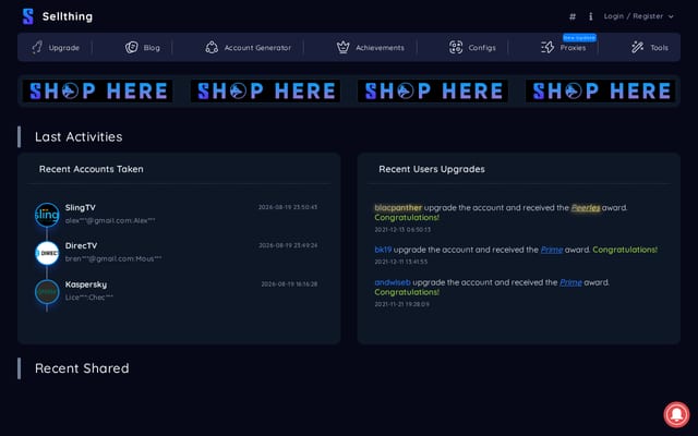 Screenshot of sellthing.co