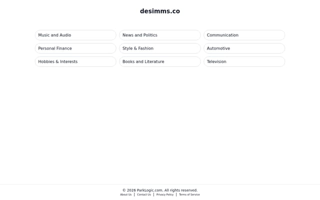 Screenshot of desimms.co