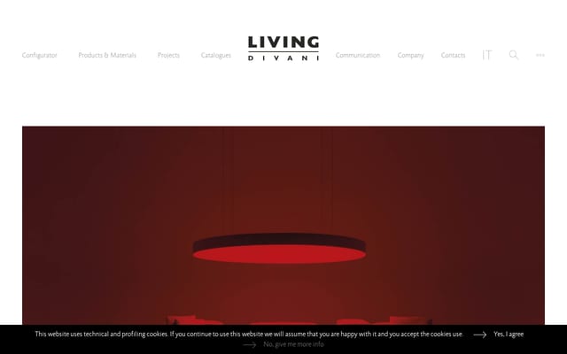 Screenshot of livingdivani.it