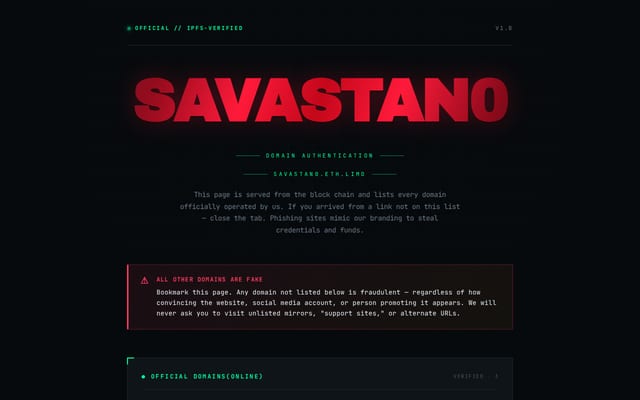 Screenshot of savastan0.biz