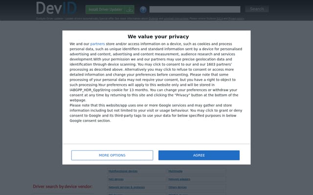 Screenshot of devid.info