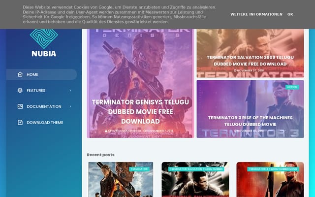 Screenshot of atoztelugumovies4u.blogspot.com