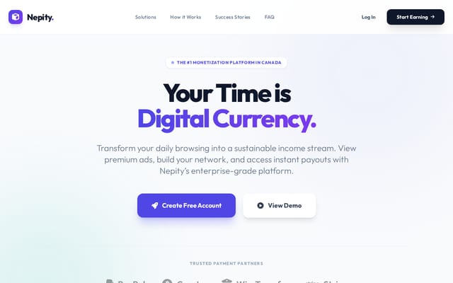 Screenshot of nepity.com