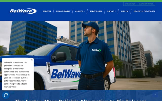 Screenshot of belwave.com