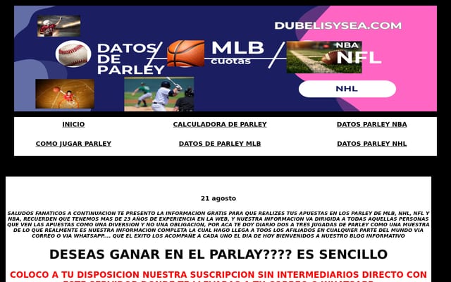 Screenshot of dubelisysea.com