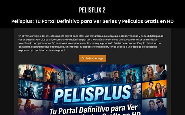 Screenshot of peliculas.biz