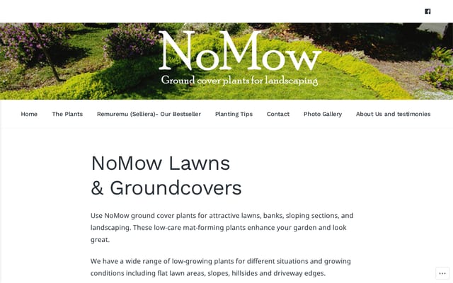 Screenshot of nomow.co.nz