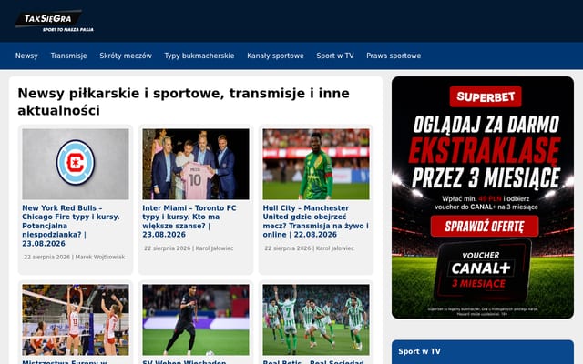 Screenshot of taksiegra.pl