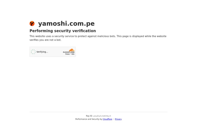 Screenshot of yamoshi.com.pe