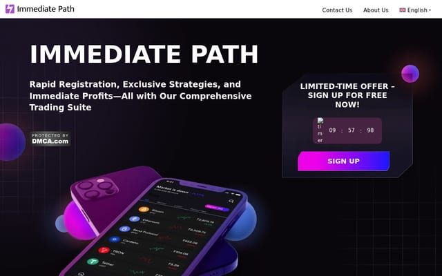 Screenshot of immediate-path.com
