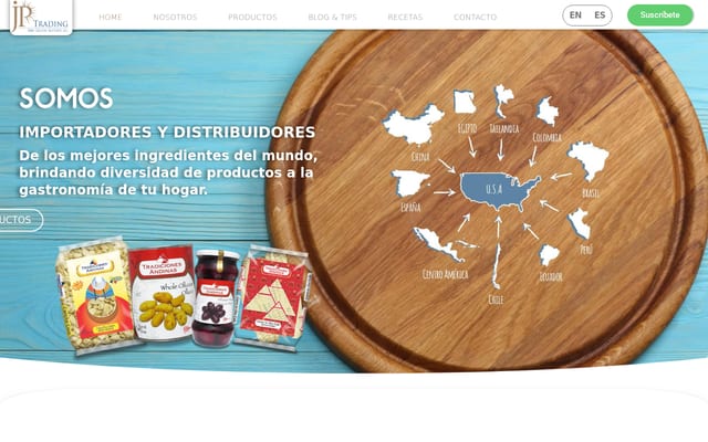 Screenshot of jptradingimports.com