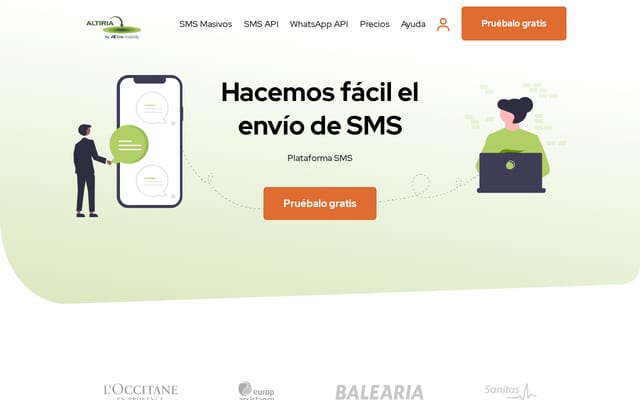 Screenshot of altiria.com.mx