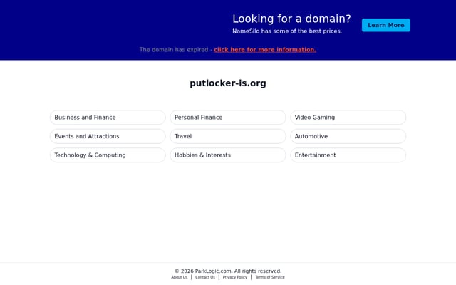 Screenshot of putlocker-is.org