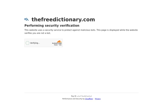 Screenshot of thefreedictionary.com