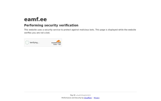 Screenshot of eamf.ee
